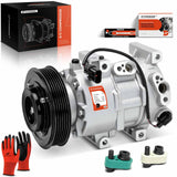 A-Premium Air Conditioner AC Compressor with Clutch Compatible with Hyundai Accent 1.6L 2012-2017, Kia Rio 1.6L 2012-2017