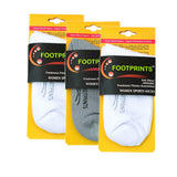 Footprints Organic Cotton Women Ankle Sports Socks Pack Of 32 White 1 Grey