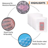 100Pcs Bubble Out Bags Pouches 7.10x 8.20 Bubble Pouches Cushioning Packaging Bags, Double Walled Cushioning Bags Thickening