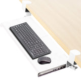 VIVO Large Keyboard Tray Under Desk Pull Out with Extra Sturdy C Clamp Mount System, 27 (33 Including Clamps) x 11 inch SlideOu
