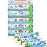 Auromere Ayurvedic Herbal Toothpaste, Classic Licorice Flavour - Vegan, Natural, Non GMO, Fluoride Free, Gluten Free, with Neem 