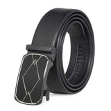 Zacharias MenS Faux Leather Belt With Autolock Buckle Tai27 (Black, 5Xl) (Pack Of 1)