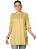Libas Women'S Straight Tunics (58216_Beige