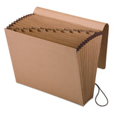 Pendaflex Expanding Kraft File with Flap, Jan.Dec. Index, 12 x 10, 1 per Box (K17MOX),Brown