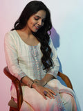 Libas Women'S Pure Cotton Kurta Set (48936_Off White Off White Xs