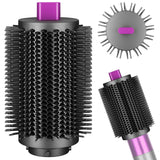 ZEPHBLOW Upgraded Large Round Volumizing Brush for Dyson Airwrap Attachments, 3-Inch Large Barrel Round Brush Attachment Compati