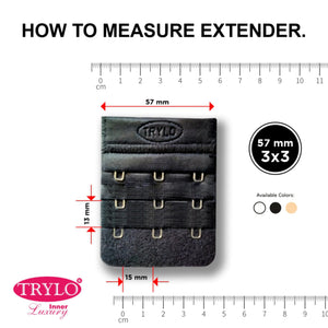 Trylo Bra Hook 3X3 Pack 3 - Skin,SKIN,,B0C9CMZNFM
