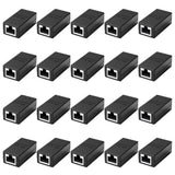Azduou RJ45 Inline Coupler,RJ45 Coupler, Network Coupler, for Cat7/Cat6/Cat5e/cat5 Ethernet Cable Extender Connector - Female to