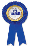 Archie McPhee Worlds Best Teenger Award Ribbon
