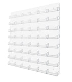Marketing Holders Multi Pocket Business Card Holder with Hardware 48 Slot Gift Card Display Holds 3.5 x 2 Cards Approximately 