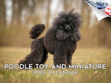 2025 2026 Poodle Toy and Miniature Calendar - Dog Breed Monthly Wall Calendar - 12 x 18 Open - Thick No-Bleed Paper - Giftable -
