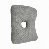 Pexorva Pp Cotton Filling Side Sleeper Ear Pillow FabricearHole Pillow Lightweight Bedding Accessory Compact Size, Light Gray|T
