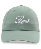 Puma | Essentials Script Logo Dad Cap | Green Moon | Osfa