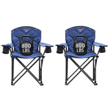 SUNNYFEEL XXL Oversized Camping Chair Heavy Duty 500 LBS for Big Tall People Above 6'4 Padded Portable Folding Sports Lawn Chair