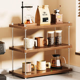 PureBox 3 Tier Coffee Station Organizer Mug Shelf Coffee Bar Accessories