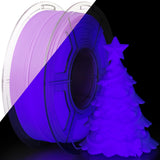 iSANMATE 3D Printer Filament Glow Purple, Glow in The Dark Filament, PLA Filament 1.75 mm,Ideal for Halloween, Christmas & Fall 