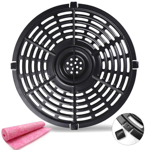 Air Fryer Replacement Crisper Plate For 3.7Qt Powerxl Gowise Air Fryers, Upgraded Air Fryer Grill Pan, Air Fryer Accessories Gri