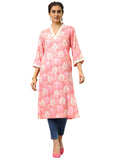 Libas Women'S Cotton Straight Kurta (29292I_Pink
