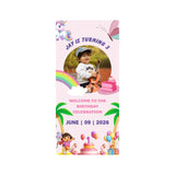 Printed Banner Flex for ocassion (Reusable with Aluminium Standee Frame) | 6 ft x 3 ft | Ideal for Advertising, Trade Show, Mark