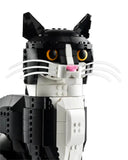 Whiskers for Lego 21349 Ideas Tuxedo Cat Snap-in Accessory - Compatible with Model 21349 (Whiskers Only, Not Building Block Kit)