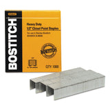Bostitch SB35121M HeavyDuty Premium Staples, 1/2Inch Leg Length, 1000/Box