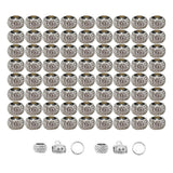 PAMIR TONG 110pcs 13mm White Rhinestone Round Resin Beads for DIY Jewelry Making & Crafts