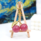 nylry Cherry Keychain Cherry Bag Charm Purse Charms for Handbags Cute Keychain Cherry Accessories Gifts for Women Aesthetic Y2K