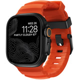 NOMAD Sport Band Rocky Point Magma for Apple Watch - 46/49mm Rugged Apple Watch Band with Black Titanium Hardware Adventurous fo