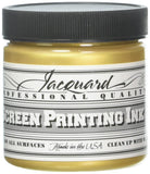 Jacquard Professional Screen Print Ink, Water-Soluable, 4oz Jar, Gold (120)