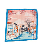 Reema Prints Fancy Women Pure Silk Soft Digital Bandana (Multicolor_50X50Cm)
