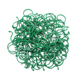 Calandis 100Pcs Plant Twist Clip Ties Reusable Green Garden Clips For Securing Plants Large