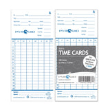 Pyramid Time Systems - Authentic Time Cards (42415) for Pyramid Models 2500, 2500K1, 2600 and 2650 Aligning Time Clocks, Double 