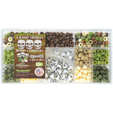 Beadery B6471 579Piece Bead Box Kit, 6.25Ounce, Camo Skulls