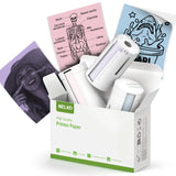 Nelko Genuine Self-Adhesive Thermal Printer Stickers, Compatible with PM230 Mini Sticker Printer, Black on White, 54mmx3.5m Mini