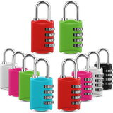 Moxweyeni 10 Pcs Digit Combinations Padlock Safe Cipher Lock Mini Combination Resettable Number for Suitcases Luggage Briefcases