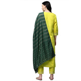 Gosriki Women'S Cotton Straight Kurta With Palazzo & Dupatta (Surat New Green_Xxl_Green_Xx-Large),Green,2,B09F9S8B5W