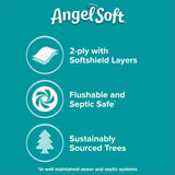 Angel Soft, Toilet Paper, Mega Rolls, 6 Count of 429 2-Ply Sheets Per Roll