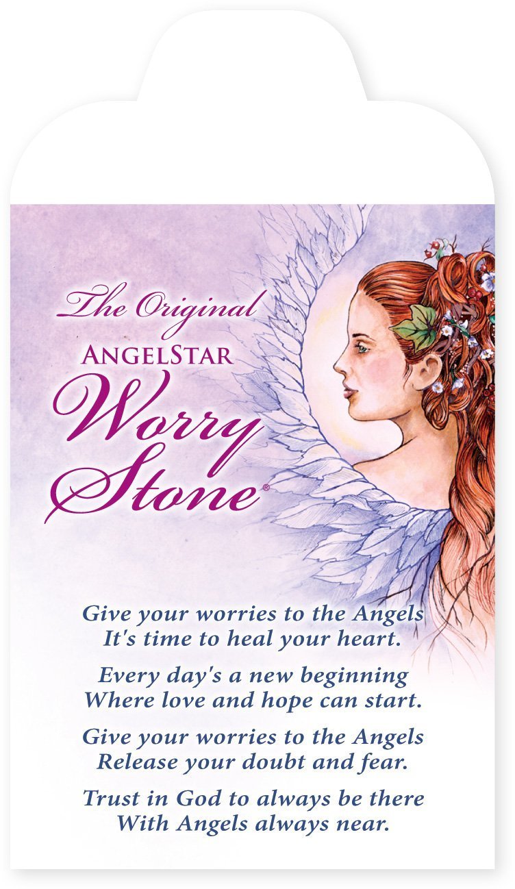 Angelstar 8715 Hope Angel Worry Stone, 1-1/2-Inch