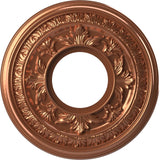 Ekena Millwork CMP10BABCO Baltimore Thermoformed PVC Ceiling Medallion (Fits Canopies up to 4 1/4), 10OD x 3 1/2ID x 3/4P, Brigh