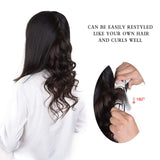 16 Clip in Hair Extensions Remy Human Hair for Women - Silky Straight Human Hair Clip in Extensions 55grams 4pieces #18-613 Co