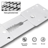 JLXMAXLJ 2 Pack Sectional Couch Connectors Metal Couch Clips Sofa Connector Interlocking Furniture Connector with 24 Screws