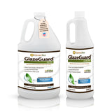 GlazeGuard Satin Floor Sealer Wall Sealer for Ceramic, Porcelain, Stone Tile Surfaces (1 Gal -Prof Grade (2) Part Kit