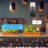 Maxonar Echo Dot Wall Mount Holder, Echo Dot Mount 3rd Generation Space-Saving Accessories for Dot Smart Speakers, Clever Echo D
