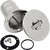 SHENGHUISS Boat Deck Water Fill/Filler 1-1/2 Inch(38mm) with Keyless B Cap 316 Stainless Steel Boat Deck Hardware for Boat, Yach