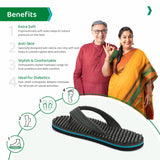 Ortho Joy Extra Soft Doctor Ortho Slippers || Regular Wear Slippers For Men,Grey,10,B0BJQBKDB2
