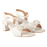 Shoetopia Women'S Block Heel Sandal (8 Uk) /White,White,8,B0BSC9T558