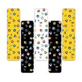 woopme Set of 5 Magnetic Abstract Colorful Geometric Pattern Bookmark for Book Lovers Readers Students Gift Magnetic Page Clips