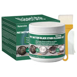 Naiersite Pot Bottom Black Stain Cleaner Set,Stainless Steel Cleaning & Polishing,Powerful Kitchenware Cleaner, Effortless Clean