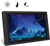 HUION KAMVAS Pro 24 2.5K QHD Drawing Tablet with Screen, Full Laminated Anti-Glare Glass Drawing Monitor with Battery-Free Stylu