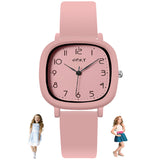 Spiky Analog Watch For Kids (Pink) | Water Resistant & Lightweight | Durable & Soft Silicone Strap | Stylish Unisex Birthday Gif